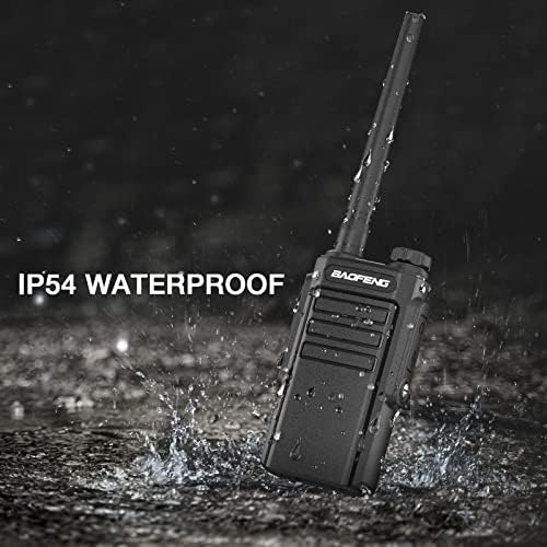 Baofeng MP31 GMRS Radio Handheld двонасочен радио, водоотпорен преполн токи со скенирање и примање на NOAA, GMRS повторувач способен,