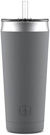 Вакуум со вакуум на Ело Бикон Изолиран од не'рѓосувачки челик со лизгач на капакот и изборна слама