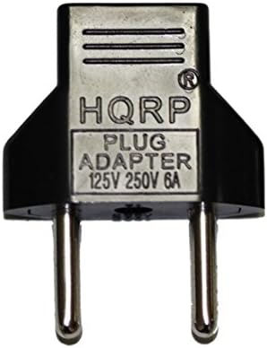Adapter на HQRP AC за маглит ARXX195 SHALGER FLEESS SYSTEM MAGLITE 110 VOLT AC Конвертер V2 замена [UL наведен] Плус HQRP Euro Adapter