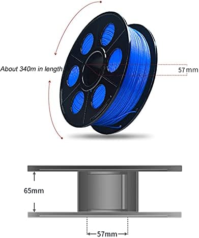 Материјали за печатење 3D DAMI 3D печатач PLA FILAMENT 1.75mm за димензионална точност на 3Д печатач +/- 0,02mm 1kg 1 лажичка