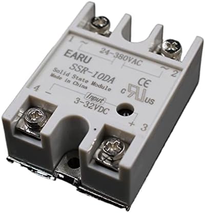 DC 3-32V влез AC 24-380V излез SSR 10A цврста состојба реле SSR-10DA SSR-10 DA за PID Трансформатор на напон на контролорот на контролорот