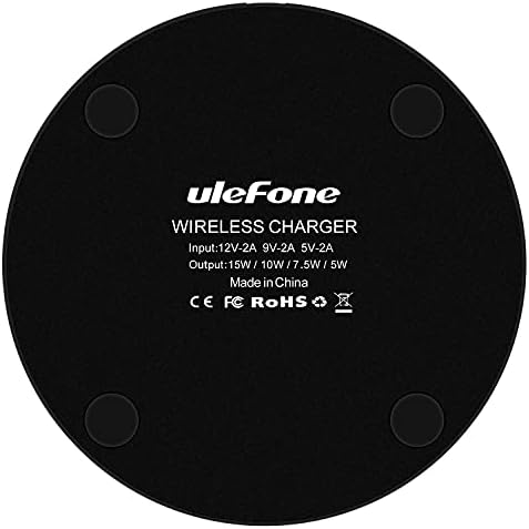 Ulefone UF005 Безжичен Полнач, Ci-Сертифициран 15w Макс Брзо Безжично Полнење Рампа, Брзо Полнење Компатибилен Со Моќ Оклоп 14/14 Pro/13, Оклоп