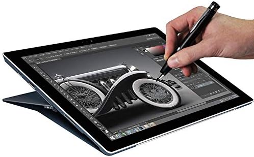 Broonel Black Fine Point Digital Active Stylus Pen компатибилен со Asus Studiobook S W700 17 / Asus Vivobook 17 / Asus Zenbook 17