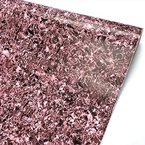 Yifely Purple Granite Mermber Effect Mefulter Haper отстранлив налепница за шкаф за винилни полици 17,7 инчи на 9,8 стапки