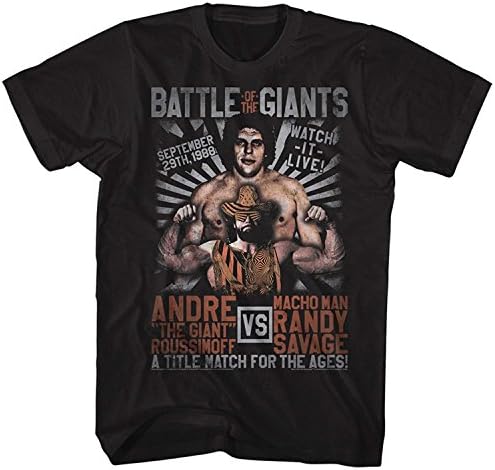 Дизајн на А & Е Андре гигантска кошула против мачо Ман Ренди Савиџ маица