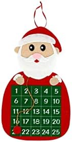 VE Божиќ Куќа Празник Тематските Чувствува Доаѓањето Календари, Дедо Мраз, Ирваси и Снешко 14.75х8.625-во.