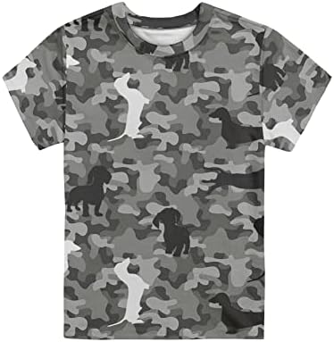 Полеро морска ајкула маица за деца девојчиња момчиња ајкула кошула кратки ракави случајно влечење на кошули