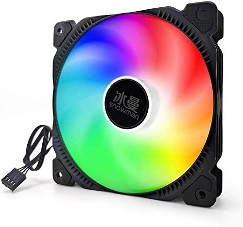 MinuoShipIndian 4 Pin 120mm Computer Case вентилатор тивок 12cm вентилатор процесорот за ладење RGB тивок компјутер ладилник