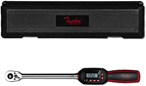 Tapha Tools 1/2 инчи Дигитален вртежен момент на вртежен момент 5-99,5 ft-lbs Вртежен опсег на вртежен момент ± 2% точност, LED и Buzzer, претходно