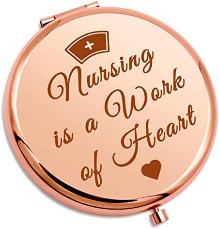 Подарок за медицинска сестра за жени медицински сестри Подарок Компактен огледало роденденски подарок медицински сестри дипломирање