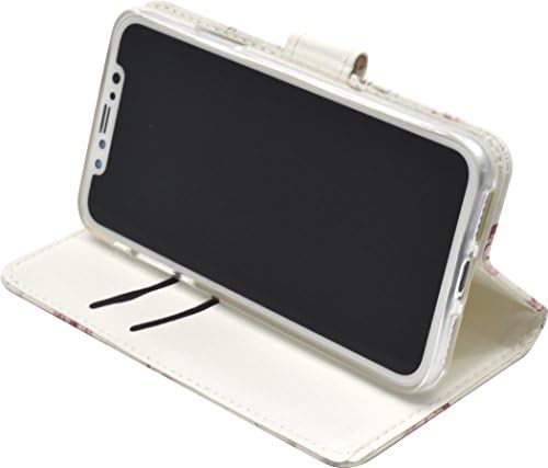 プラタ Plata IPX-5042-02 iPhone X iPhone XS Case, тип на тетратка, цвет, цветна шема, обвивка за торбичка за ленти [02]
