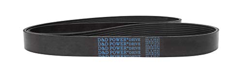 D&засилувач; D PowerDrive 8PK1660 Метрички Стандард Замена Појас, 66.25 Должина, 1.15 Ширина