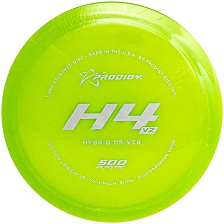 Prodigy Disc 500 H4 V2 Возач | Малку недостижен хибриден возач голф диск | Цврст, самоуверен зафат | Неверојатна контрола и сигурност | Боите