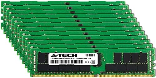 A-Tech 384GB комплет RAM меморија за Apple Mac Pro 2019 | DDR4 2933MHz PC4-23400 ECC RDIMM 2RX4 1.2V 288-PIN регистрирана надградба