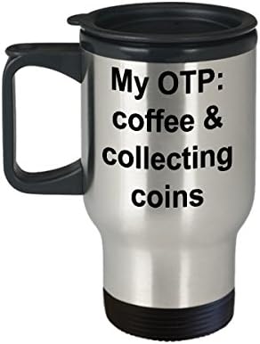Мојот ОТП: Кафе И Собирање Монети Патување Кригла-Монета Собирање Смешни Кригла-Монета Колекција Патување Кригла