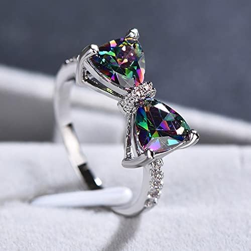 2023 година Нова дијамантска пеперутка Дијамантски прстени на женски модни прстени на личноста, креативни прстени, симпатични