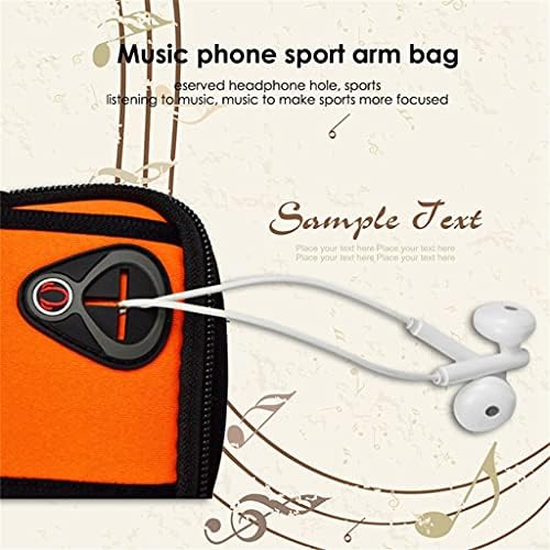 Zhuhw 6.5 Sport Arm Band Bag Case Universal паметен телефон мобилен телефон Дупки за слушалки копчиња
