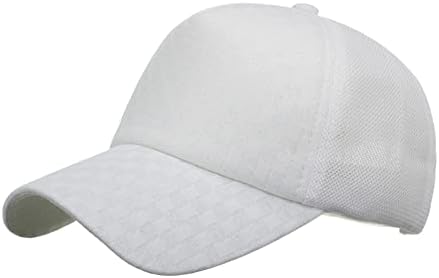 Сончеви капи за деца капачиња за сонце прилагодливи жени бејзбол капа хоп мода плажа капа на колк двојно наплата бела