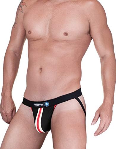 Wildmant Men's Raw Sport Sport Stripe Jockstrap