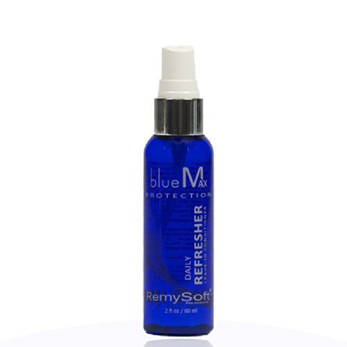 Remysoft Bluemax Дневно освежувач - безбеден за екстензии на косата, ткаени и перики - салон формула за оставање на остатоци - миризлива миризба