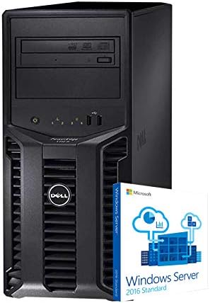Dell PowerEdge T110 II Tower Server, Xeon E3-1220, 32 GB DDR3, 8TB, PERC 6i RAID, DVD-ROM, Windows Server