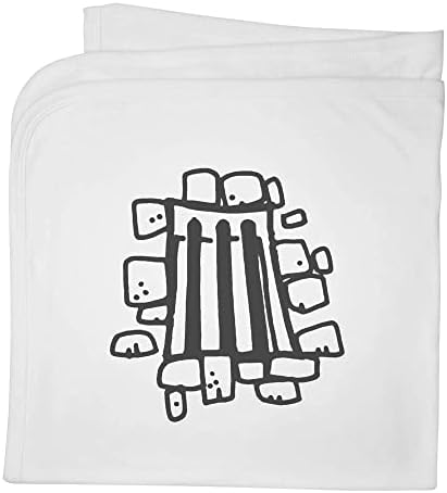Азиеда „затворска ќелија“ памучно бебе ќебе/шал