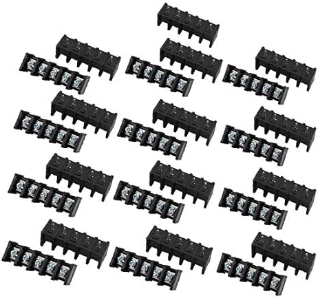 X-DREE 25pcs LW1C AC 300V 20A 8.25 mm Теренот 5P Завртка Терминал Блок Лента Бариера(25 Unids LW1C AC 300W 20a 8.25 mm Paso 5P Tornillo Терминал