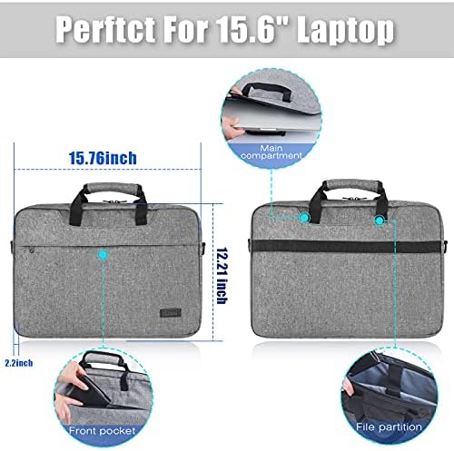 Hounde unisex лаптоп торба за лаптоп чанти 15,6 ”водоотпорен лаптоп ракав за лаптоп издржлив и лесен гласник…