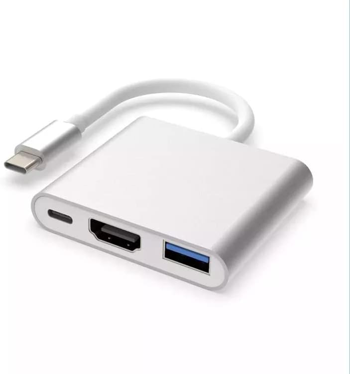 3 ВО 1 USB-C ДО HDMI/USB/USB-C За MACBOOK ИЛИ WINDOWS КОМПЈУТЕР