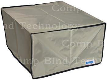 Comp Bind Technology Cover Dust Cover за HP OfficeJet 7612 печатач. Сребрена најлонска анти-статичка покривка на прашина, димензии