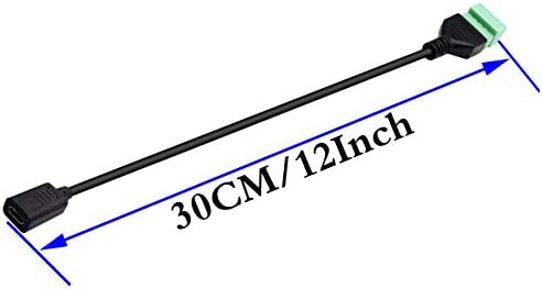 zdyCGTime ТИП C USB Завртка Терминал Блок Конектор Кабел ТИП C 2.0 USB Женски Приклучок до 5 Пински / Начин Женски Завртка Завртка