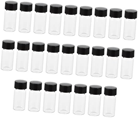 Балууе 25 парчиња парфеми за складирање лосион вијал есенцијална хемикалии лабораторија лабораторија парфем реагенс за капакот на маслото