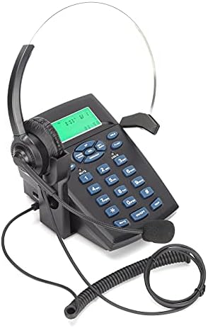 Vbestlife Wired Телефонски слушалки, Corned Callent Center Телефонски слушалки со слушалки за микрофон за микрофон за канцеларија