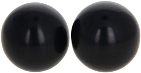 Bettomshin 2pcs Термосет топка копче M10 Femaleенски конец Бакелит рачка нема потреба да извртувате сферична рачка со дијаметар од 35мм