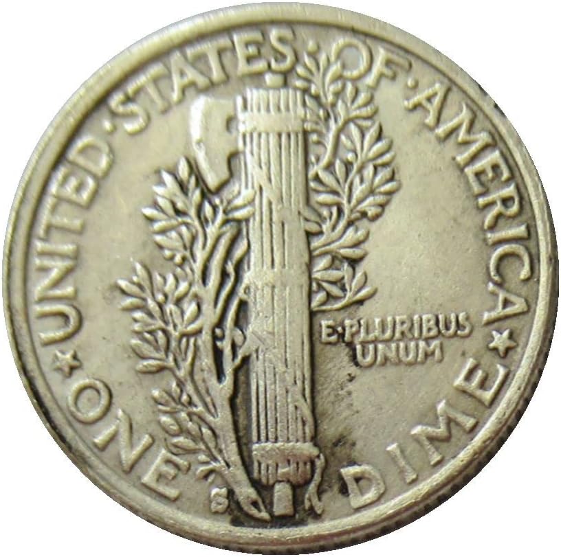 Американски 10 центи 1930 година позлатена реплика комеморативна монета