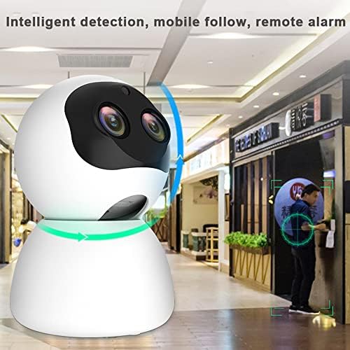 Fan Ye 1/2/4PCS Монитор WiFi Camera 10x Зоум безбедносна камера HD 2MP безжичен дом CCTV затворен фотоапарат ноќен визија Велика Британија Приклучок