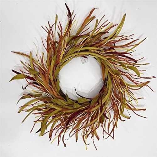 Fdjfdj есенски венец пченка уво венец Американски дом лажен цвет декорација врата виси