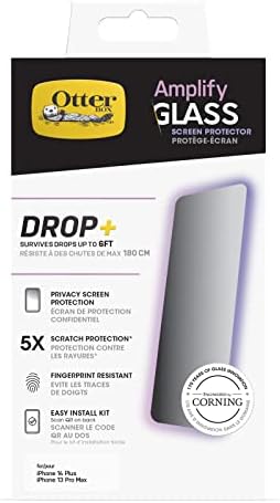Otterbox Засилете го стаклото антимикробно заштитен екран за приватност за iPhone 14 плус
