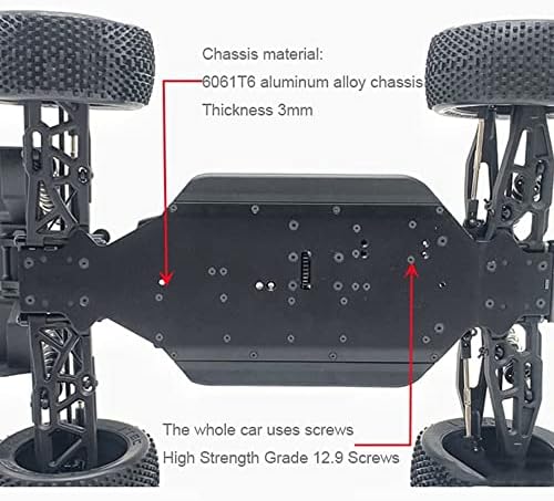 QIYHBVR Chrushless 110km/h голема брзина RC автомобили 1: 8 далечински управувач чудовиште камион 4WD Сите терени надвор од патот 2.4GHz шок-опроизводи