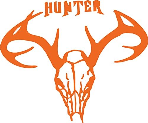 Елен Антлерс портокал предатор на лов на лов на лак со стрела со букови за очи, камуфлажа за подароци за одмори, налепници на wallидови