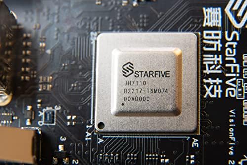 Youeetoo StarFive VisionFive2 RISC-V единечен табла компјутер, 4G рана птица со WiFi Dongle, StarFive JH7110 со RISC-V U74, двојна LAN порта со