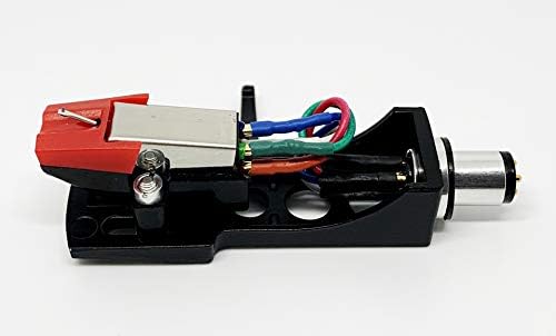 Кертриџ и стилус, елипсовидна игла и црна глава со завртки за монтирање за Stanton T55 USB, T52, Str820, T50, Str850, T120C, T90