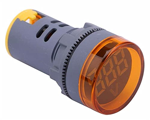 AMSH LED дисплеј Дигитален мини волтметар AC 80-500V мерач на напон мерач на мерач на мерач на волт-монитор Светлосен панел