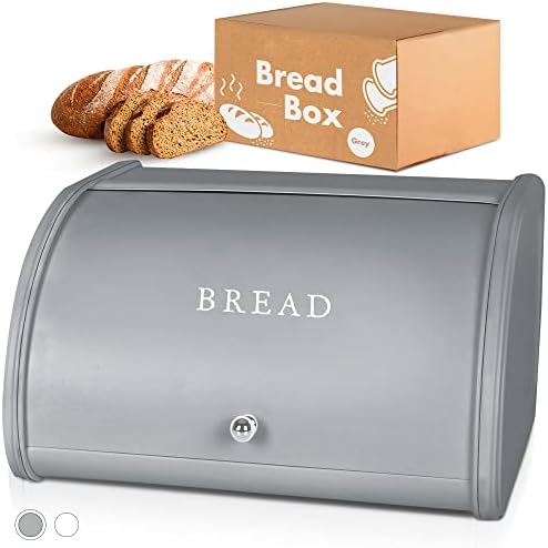 Кутија за Леб За Кујнска Плоча, Контејнер За Чување Леб Со Контејнери За Леб, Кутија За Леб Од Леб За Кујна, Држач За Леб Чувар На Леб Од Нерѓосувачки