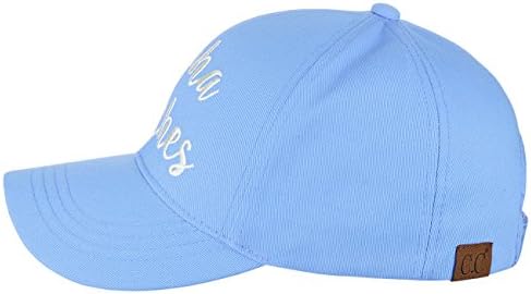 C.C Women'sенски извезена понуда прилагодлива капа за бејзбол памук