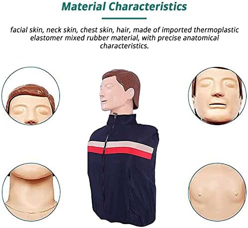 WLKQ КАРДИОПУЛМОНАРНА РЕВУЗИТАЦИЈА Симулатор, Обука за полу -тела CPR Маникин, обука за прва помош Маникин за образование и настава