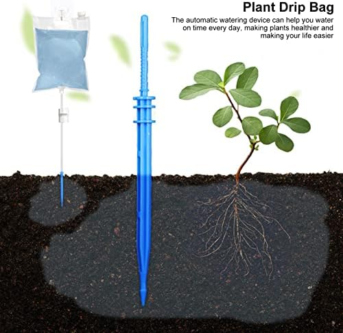 Торба за наводнување капка по капка PLPLAAOO, систем за автоматско наводнување од 6,5L, уред за наводнување со контрола на бавно ослободување,