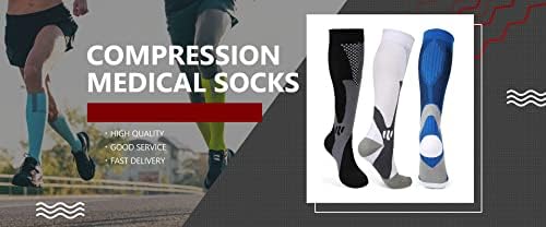 Чорапи за компресија на удобност на нозете - Медицинска оценка ја подобруваат циркулацијата на крвта