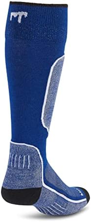 Minus33 Merino Wool Mountain Heritage Elite Elite Full перниче над скијачките чорапи со теле - направени во САД - Топло колено високи