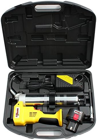 Lumax LX-1175 Handyluber 12V Безжичен Пиштол За Маснотии Со Единечна Батерија, 7000 Psi, Жолта